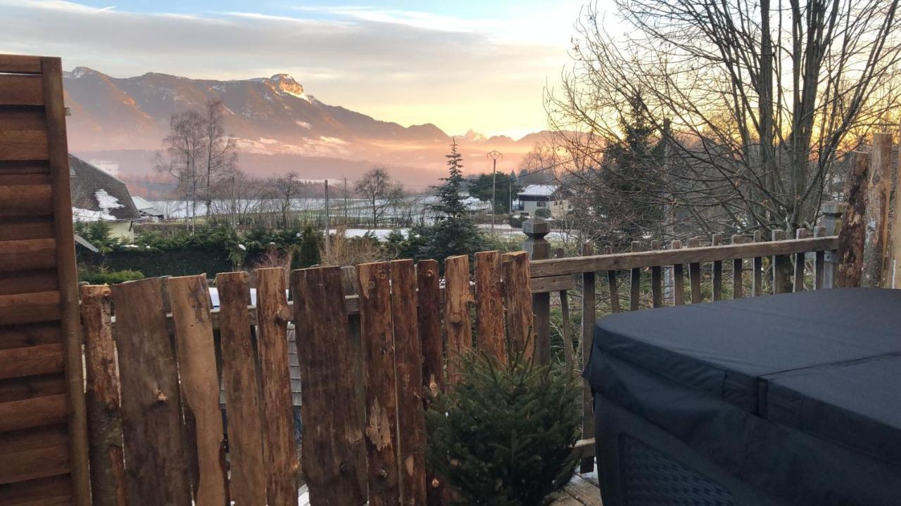 La Cabane A L'Oree Des Bornes Évires 외부 사진